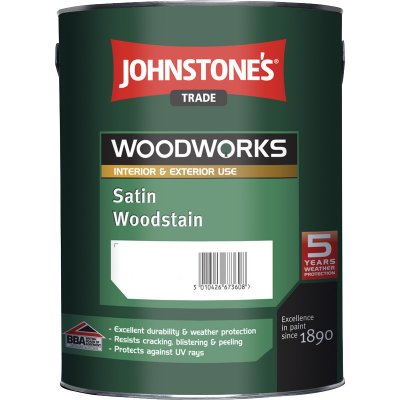 Johnstones Satin Woodstain - Antique Pinie - borovice antik 5 l