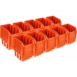 Prosperplast 100x úložný box s displejem oranžový NP4