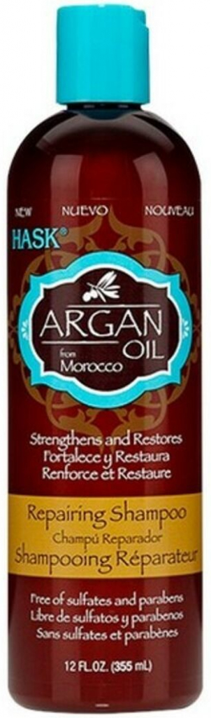 Hask Argan Oil revitalizační šampon pro poškozené vlasy 355 ml