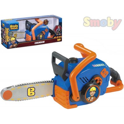 Smoby detska motorová pila elektronická Bob the builder s pohyblivou retazou