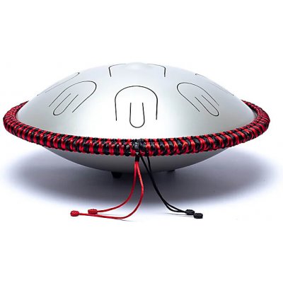Hluru Hybrid Handpan tongue drum 9 not D-mol minor šedý – Zboží Dáma
