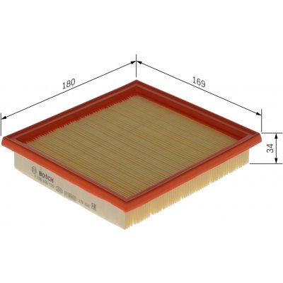 Vzduchový filtr BOSCH F 026 400 130 (F026400130) – Hledejceny.cz