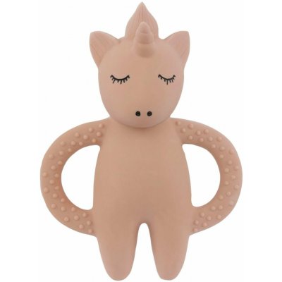 Konges Sløjd dětské kousátko Teeth Soother Unicorn KS1222 béžová – Zboží Mobilmania