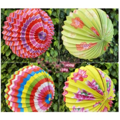 Ostatní Lampion 25 cm koule s potiskem – Zboží Dáma