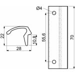 Richter madlo pro plast.okna a dveře 0047, Al BÍ – Sleviste.cz