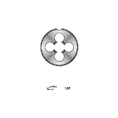 BUČOVICE TOOLS Závitové očko s lamačem čsn 223210 m20 6g hss levé (280200) – Zboží Dáma