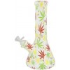 Vodní dýmka KRCZ Skleněný bong Magical Leaves 29 cm