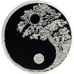 Nažehlovací nášivka Strom Jin a Jang 7,5 x 7,5 cm – Sleviste.cz