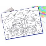 Radost v písku Šablona na pískování kamion A5 148 x 210 mm – Sleviste.cz