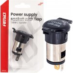 Přídavná elektrická zásuvka s klapkou 250 W 12 V 24 V AMiO-04434