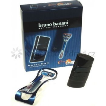 Bruno Banani Magic Man EDT 50 ml + holicí strojek Gillette dárková sada