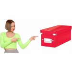 Leitz Krabice na CD Click & Store WOW A4 červená – Zboží Živě