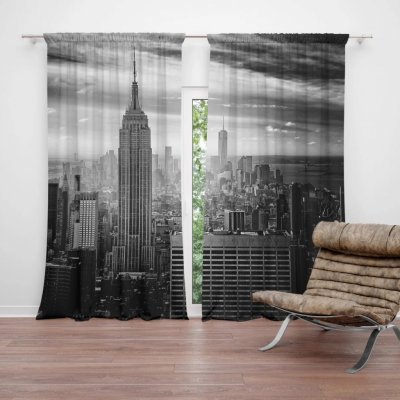 Závěsy Manhattan: 2 ks - 140x250 cm - Sablio – Hledejceny.cz