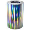 Hologramová samolepicí fólie zrcadlová stříbrná