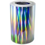 Hologramová samolepicí fólie zrcadlová stříbrná