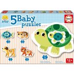Educa Baby Domácí mazlíčci s mláďaty 5v1 2-4 dílků – Hledejceny.cz