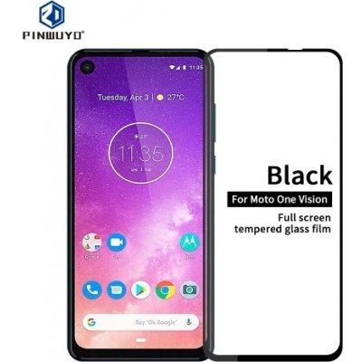 PROTEMIO 3D Tvrzené sklo Motorola One Vision černé 15416 – Zbozi.Blesk.cz