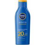 Nivea Sun Protect & Moisture hydratační mléko na opalování SPF20 200 ml – Zboží Dáma