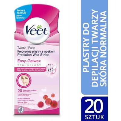 Veet Minima voskové depilační pásky na obličej 20 ks – Zboží Dáma