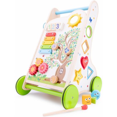 New Classic Toys Dřevěné chodítko plné aktivit – Zboží Mobilmania