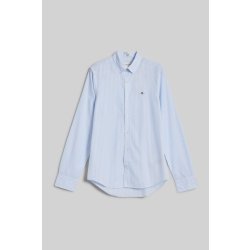 Gant košile slim poplin stripe shirt light blue