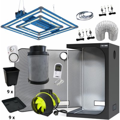 Higarden LED Set 200W Maxibright Daylight PRO 80x80x180cm – Zboží Mobilmania