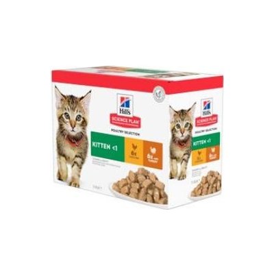 Hill's Pet Nutrition Fel.SP Kitten Chicken&Turkey 12 x 85 g – Zboží Mobilmania