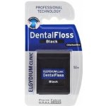 Elgydium Clinic černá zubní nit bez příchuti 50 m – Sleviste.cz