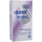 Durex Invisible Extra Thin Extra Lubricated 10ks – Zbozi.Blesk.cz