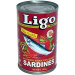 Mega Sardinky v rajčatové omáčce s chilli 155 g – Zboží Dáma