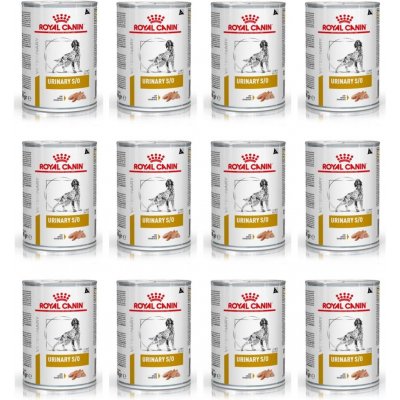 Royal Canin Veterinary Health Nutrition Dog Urinary S/O 12 x 410 g – Hledejceny.cz