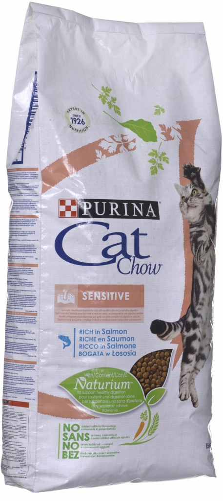 Cat Chow Adult Sensitive Salmon 15 kg