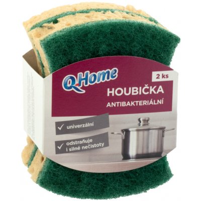 Q-Home Houbička antibakteriální 2ks – Zboží Mobilmania
