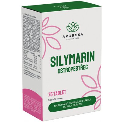 Aporosa Ostropestřec Silymarin 200 mg 75 tablet