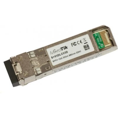 MikroTik SFP+ (miniGBIC) modul S+85DLC03D, MM, 300m, 10G - S+85DLC03D – Zboží Živě