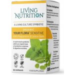 Living nutrition Fermentovaná synbiotika s mátou peprnou a meduňkou lékařskou Your Flora Sensitive 60 kapslí – Hledejceny.cz
