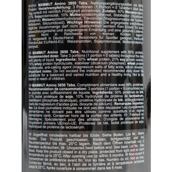 Mammut Nutrition Amino 3850 850 tablet