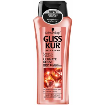 Gliss Kur Ultimate Resist šampon pro slabé vyčerpané vlasy 250 ml