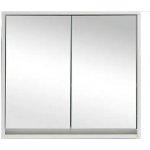 GERMAN Zrcadlová skříňka Basic / 60 x 60 x 20 cm / dřevotříska / bílá – Zboží Mobilmania