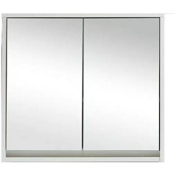 GERMAN Zrcadlová skříňka Basic / 60 x 60 x 20 cm / dřevotříska / bílá