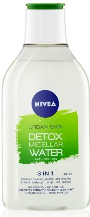 Nivea Urban Skin Detox Micellar micelární voda 400 ml od 141 Kč - Heureka.cz