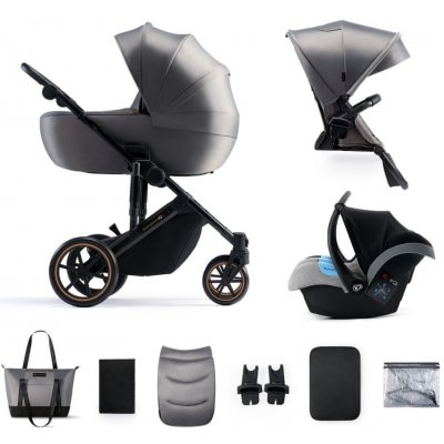 Kinderkraft stroller 3in1 PRIME 2 SHADOW GREY 2023 – Zbozi.Blesk.cz