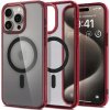 Pouzdro a kryt na mobilní telefon Apple Spigen Ultra Hybrid MagFit iPhone 15 Pro Max červené