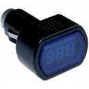 Voltmetr LCD Měřič napětí autobaterie 12-24V
