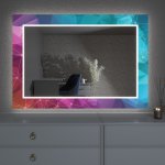 Artalo LED zrcadlo s dekorem D4 50 x 50 cm – Hledejceny.cz