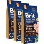 Brit Premium by Nature Adult M 3 x 15 kg