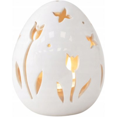 Lampion keramické vajíčko na čajovou svíčku, velikonoční dekorace – Hledejceny.cz