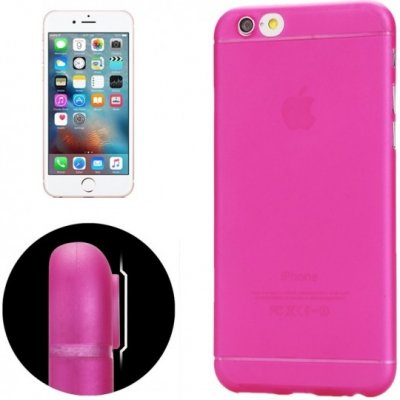Pouzdro AppleKing tenké plastové iPhone 6 Plus / 6S Plus s ochranou čočky - růžové – Zboží Mobilmania