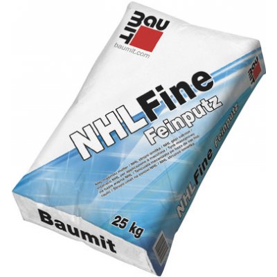 Baumit NHL Fine - štuková omítka pro exteriér a interiér - 25 kg balení 25 kg 1 ks – Zboží Mobilmania