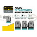 VooPoo Argus Pod Top Fill V2 3ml cartridge 1,0 ohm 3ks – Zboží Mobilmania